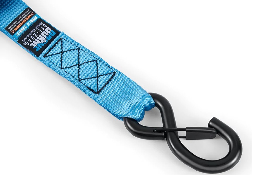 Borne Off-Road Heavy-Duty Ratchet Tie-Down Kit, 2-Pack, Blue 