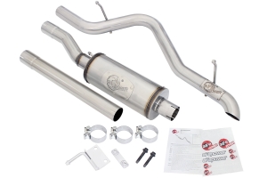 AFE Power Mach Force-XP 2.5in Cat-Back Exhaust System w/ 14in Muffler - JK