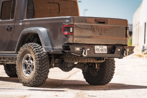 Road Armor Identity Rear Bumper, Texture Black - TJ