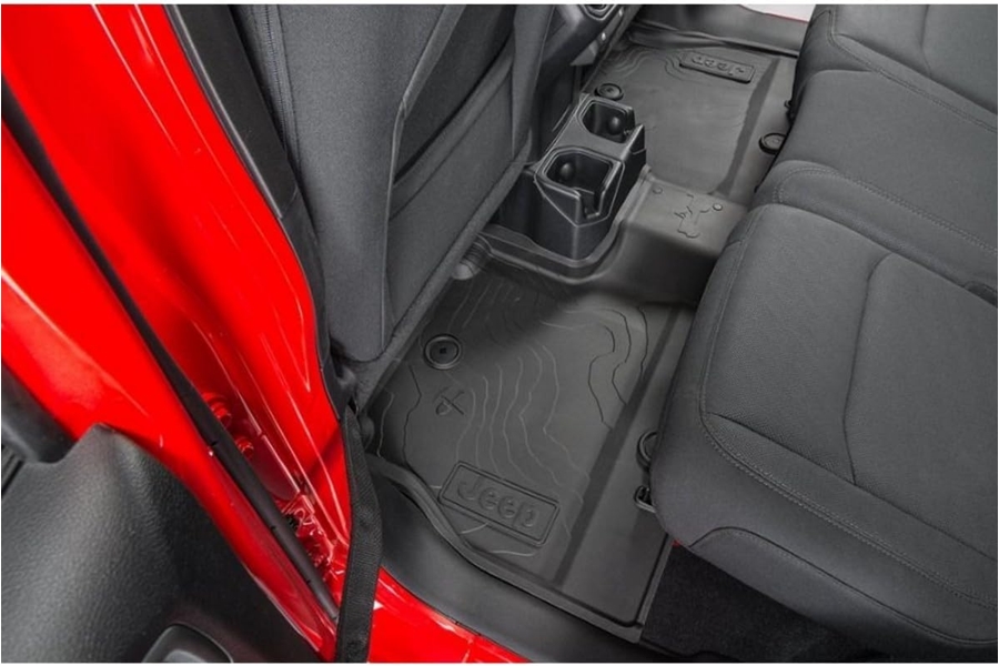 Mopar Front and Rear OE Floor Mat Kit - JL 4Dr