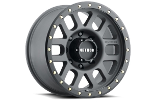 Method Race Wheels 309 Grid Series Wheel 18x9.0 6x5.5 Titanium Matte Black Lip - Bronco 2021+