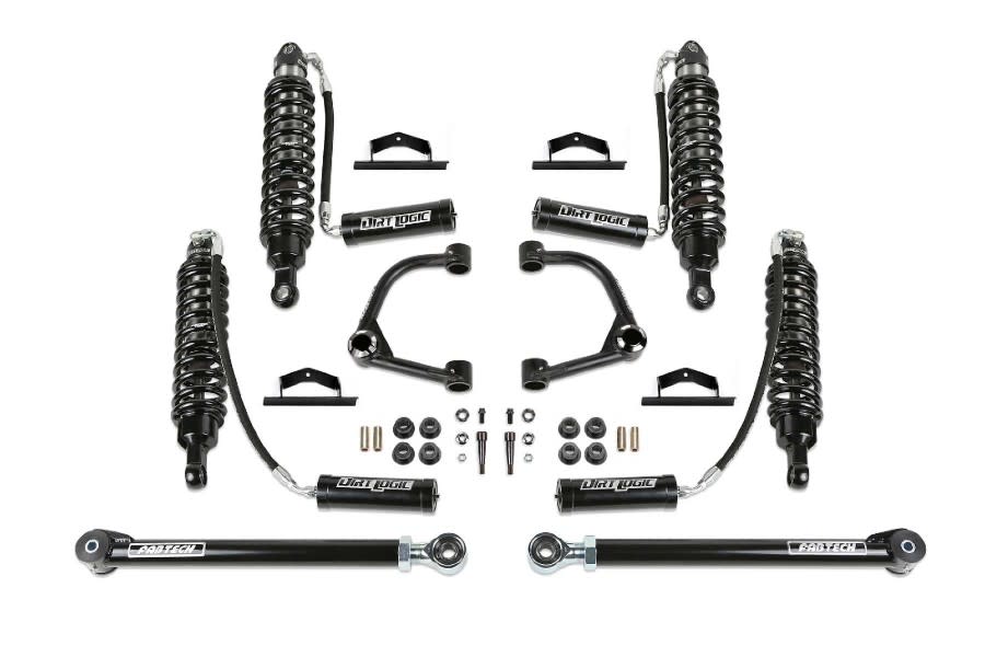 FabTech 4in UCA Lift Kit w/ DLSS Coilovers - Bronco 2021+ 2Dr