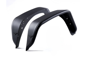 Combat Off Road Full Assault Black Aluminum Fender Kit - Front - JK