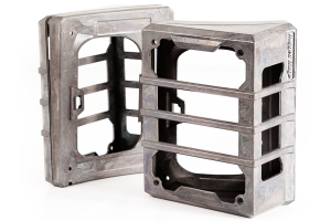 Rugged Ridge Elite Tail Light Guards, Raw
