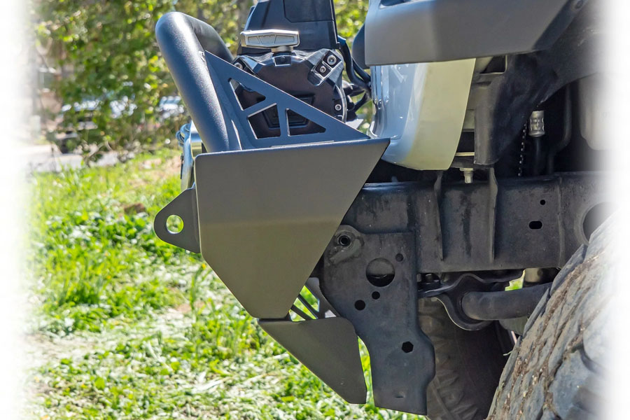 Turn Offroad Front Bumper w/ Welded-On Bull Bar & Skid Plate - JK/JL/JT
