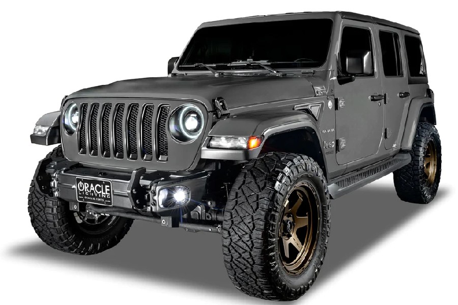 Oracle Lighting High Performance 20W LED Fog Lights, ColotShift, No Controller - JT/JL/JK