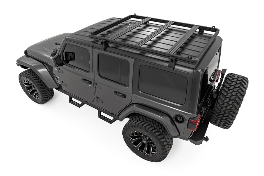 Rough Country Hard Top Extruded Roof Rack - JL