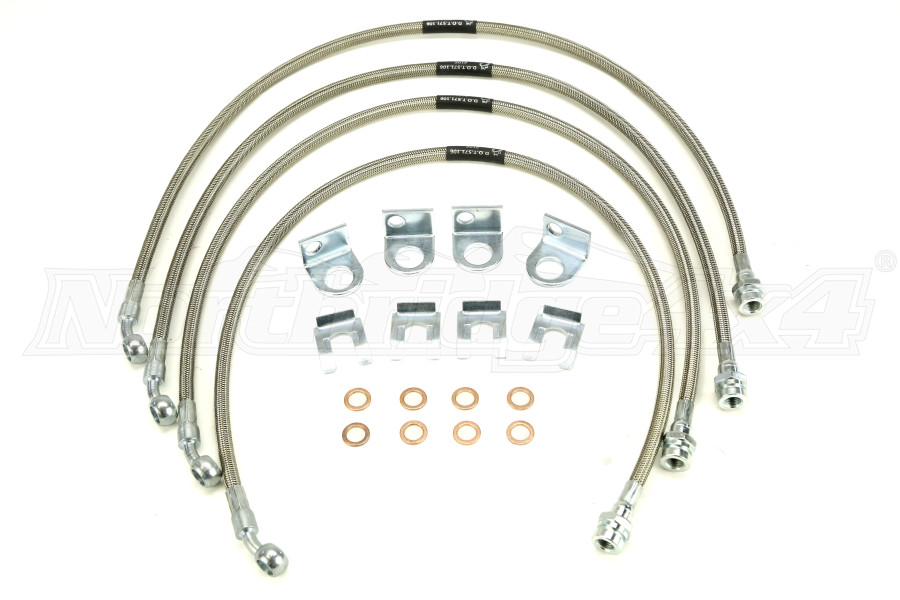 Jeep JK Crown Performance Spicer Ultimate 60 Brake Line Kit - Jeep Rubicon  2007-2018 | JKUD60|Northridge4x4