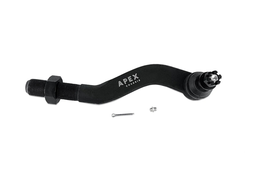 Apex Chassis 2.5 Ton Drag Link Kit, Black Aluminum - Yes Flip - JT/JL 