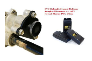 Jeep JK EVO Manufacturing Sway Bar Disconnect Kit wAEV PKG PROCAL