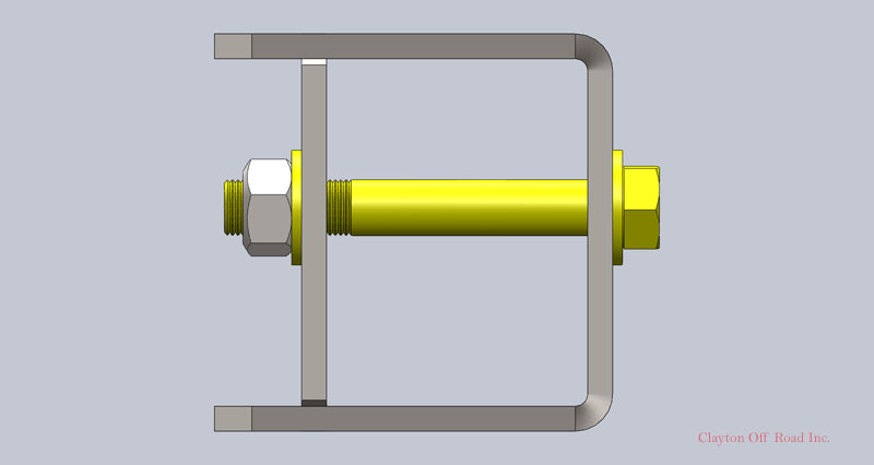 Clayton 3 Link Frame Mount  - TJ/LJ