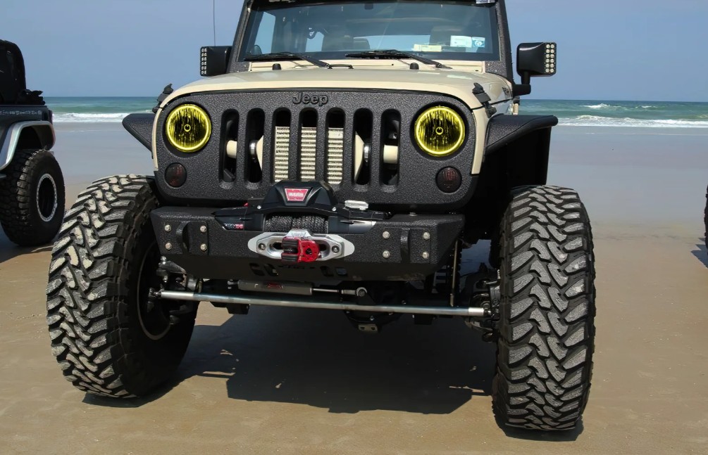 Oracle LED Surface Mount Headlight Halo Kit - Amber - JK