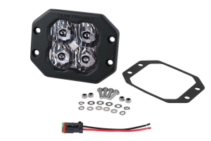 Diode Dynamics SS3 Pro Flush Mount LED Pod, ABL White - SAE Driving