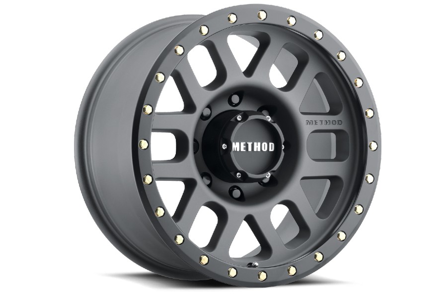 Method Race Wheels 309 Grid Series Wheel 18x9.0 6x5.5 Titanium Matte Black Lip - Bronco 2021+