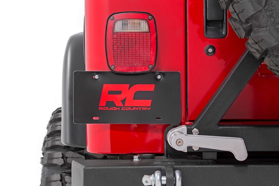 Rough Country License Plate Adapter  - TJ/LJ