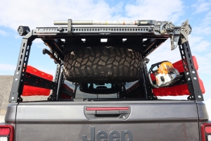 LOD Black Ops Bed Rack Hi Lift Mount - Black  - JT