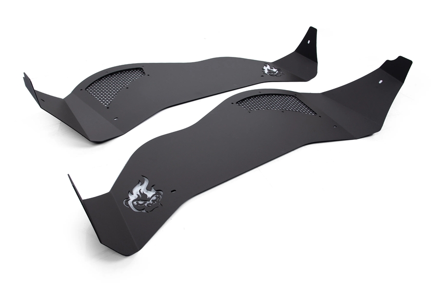 Crawltek Rear Inner Fenders - Black - JK 