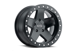 Black Rhino Crawler Beadlock Wheel 17x8.5 5x5 Matte Black - JT/JL/JK