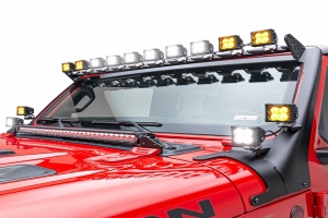 ZROADZ Multi-LED Roof Cross Bar and 4-Pod A-Pllar Complete Kit  - JT/JL