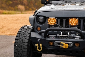 Morimoto BigBanger HXB LED Pod, Amber DRL, Combo, Yellow, Each