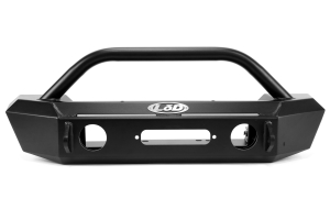 LOD Offroad Signature Series Shorty Front Bumper w/Bull Bar Black - JK