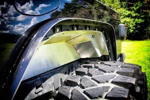 Motobilt Rear Aluminum Inner Fenders - Bare - JT 