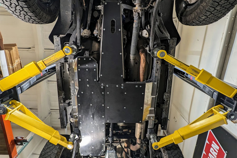 Next Venture Motorsports Aluminum Belly Skid w/ UHMW - 2021+ JL 2DR 3.6L