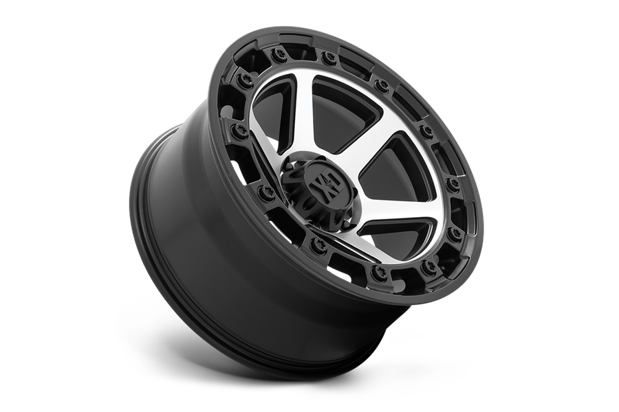 XD Series XD862 Raid Wheel, Satin Black Machined - 20x10 5x5 (-18mm) - JT/JL/JK