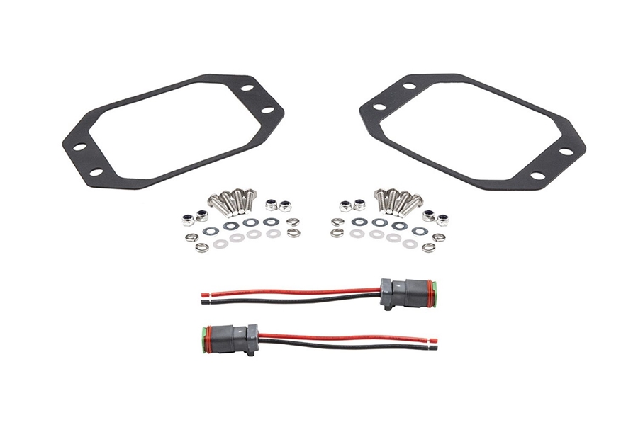 Diode Dynamics SS3 Backlit Flush Mounting Kit, Single 