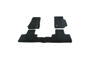 Mopar Front and Rear Carpet Floor Mats - Slate Grey - JK 4Dr 07-13 