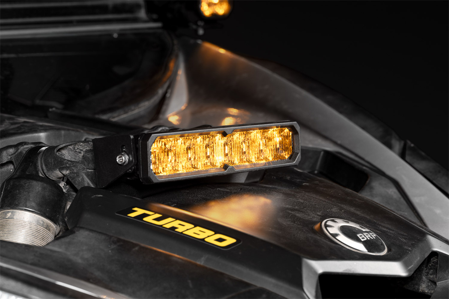Diode Dynamics SS10 Sport LED Light Bar, White - Driving (Amber Backlight)