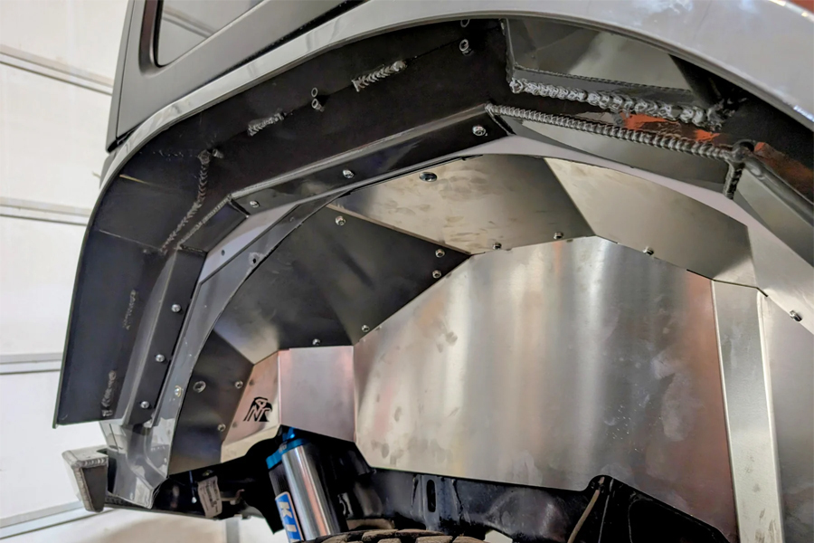 Next Venture Motorsports Rear Inner Fender Liners, Aluminum  - JL