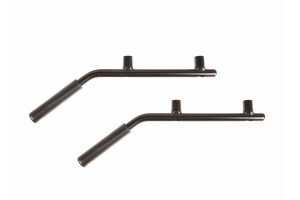 Rugged Ridge Steel Grab Handles - Rear, Black  - JK