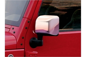 Mopar Mirror Covers - Chrome - JK