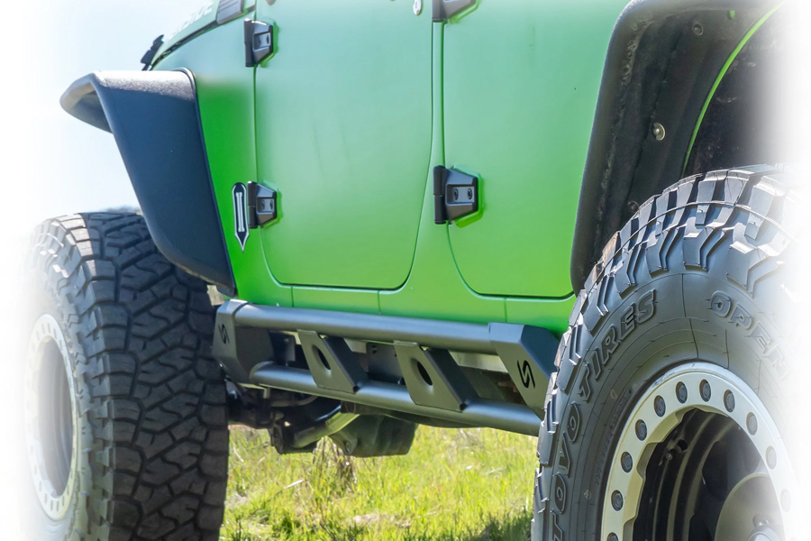 Turn Offroad Rock Sliders - Frame Mount - JK 4dr