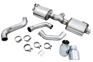 AWE Tread Edition Axle-Back Dual Exhaust w/ Chrome Tips - JL 3.6L/2.0L