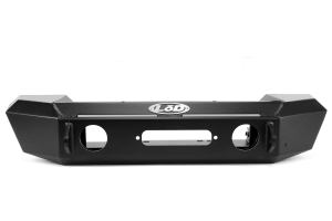 LOD Offroad Signature Series Shorty Front Bumper - Black Powder Coated - JK