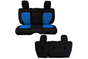BARTACT Seat Cover Rear Black/Blue - JL 4dr