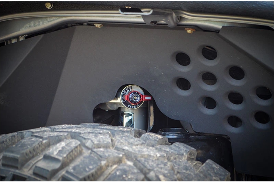 Ace Engineering Front Inner Fender for Falcon Shocks - Black - JK