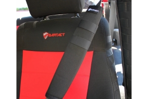 Bartact Universal Seat Belt Covers, Pair - Black