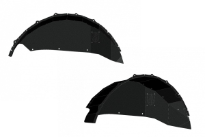 Road Armor Stealth Rear Fender Liners - Black  - JL 