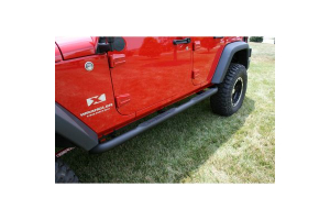 Rugged Ridge 3in Tube Side Steps Textured Black - JK 4dr