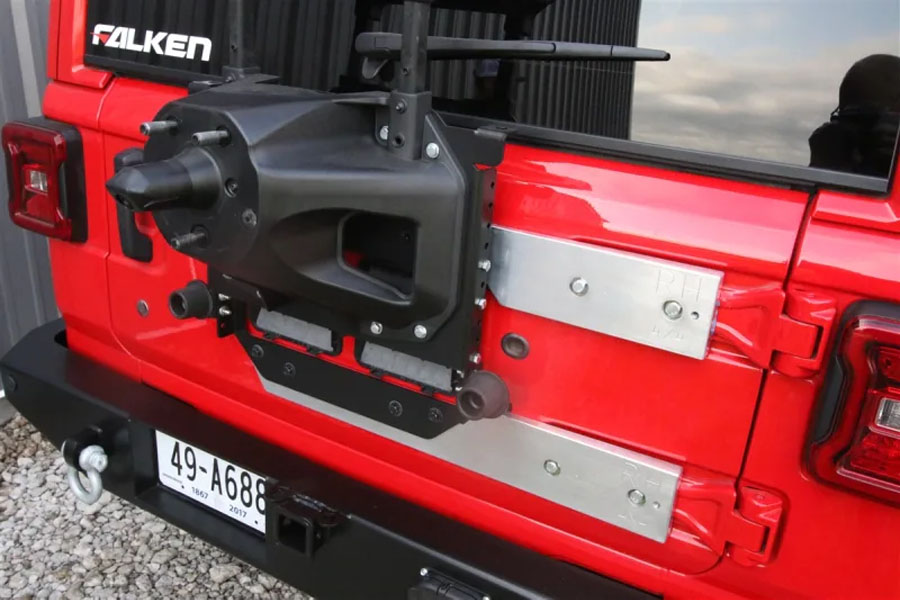Rock Hard 4x4 Freedom Series Body Mount Tire Carrier - JL