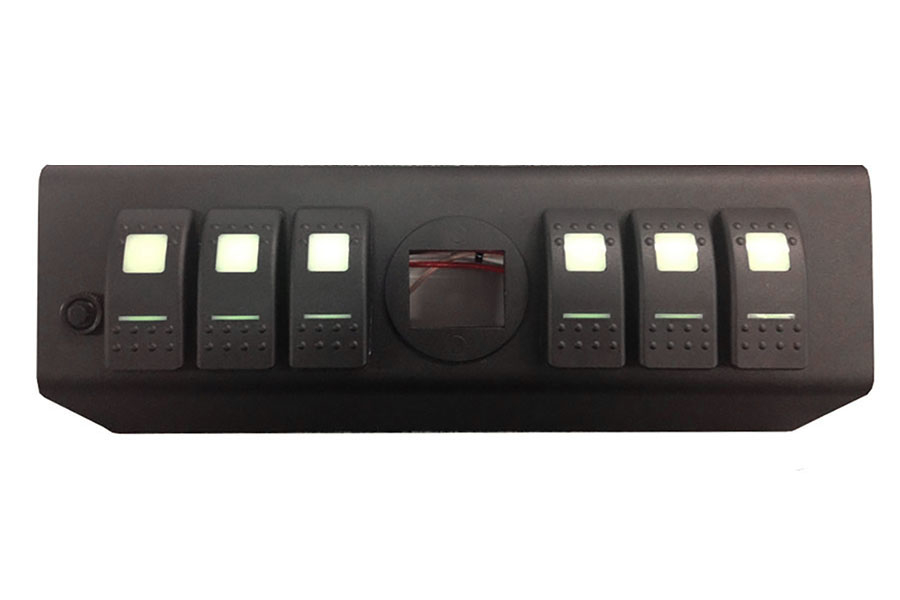 Jeep JK SPOD 6 Switch WGenesis Adapter and Double Led Switches SPOD