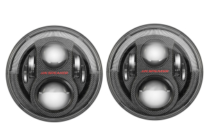 JW Speaker 8700 Evolution J2 LED, Carbon Fiber Headlight Kit - JT/JL/JK