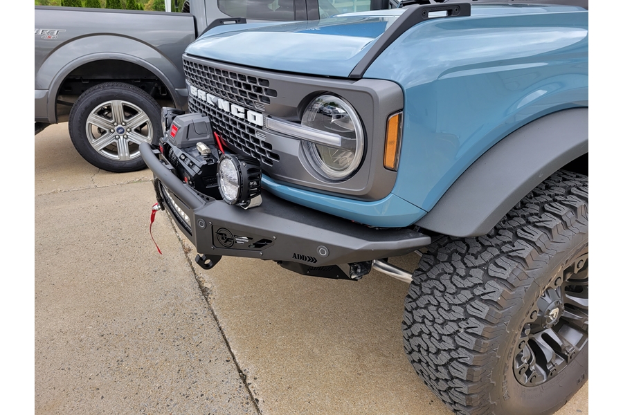 Addictive Desert Designs Rock Fighter Front Winch Bumper - Bronco 2021+