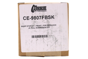 Currie Enterprises Off Road Suspension System Front Bump Stop Kit - JK