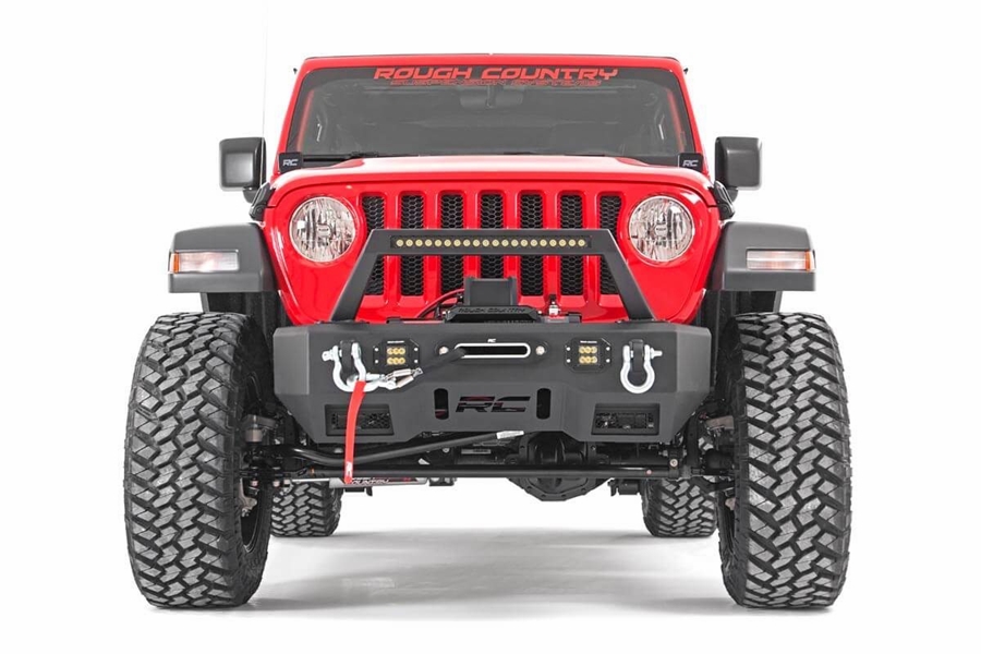 Rough Country Stage 2 3.5in Lift Kit w/Control Arm Drop - JL 4dr Rubicon