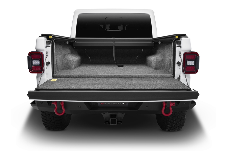 Rugged Ridge Armis Bed Cover w/ Max Track  - JT w/ Trail Rail