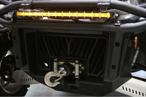 Race Sport Lighting 32in 5w LoPro Ultra Slim LED Light Bar with Amber Marker and Running Light Function 150w, Includes Rocker Switch Harness